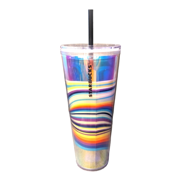 Starbucks Accessories Nwt Starbucks Pride 22 Rainbow Swirl Wavy